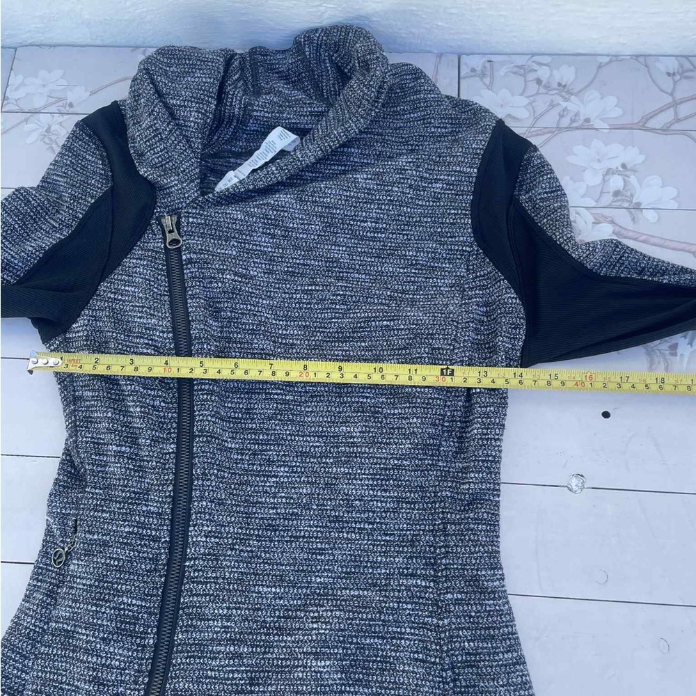 lululemon athletica Gray and Black Cowl Neck Sweater - Picture 7 of 7
